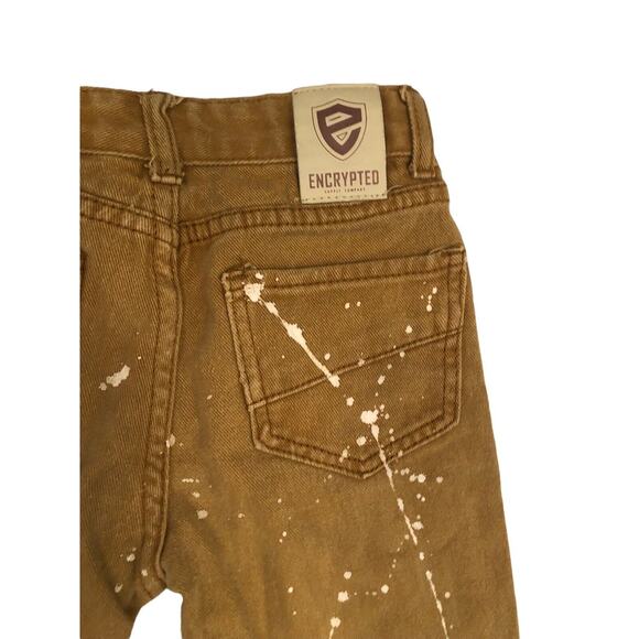 Boys Brown Distressed Jeans - Size 7 - BRAND NEW - Picture 6 of 10